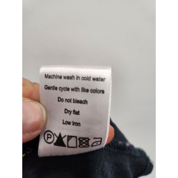 Adore Womens Tank Top Large Tiered Ruffle Lace Animal Print Grunge Whimsygoth - Picture 6 of 8